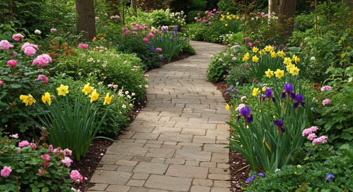 créer une allée de jardin